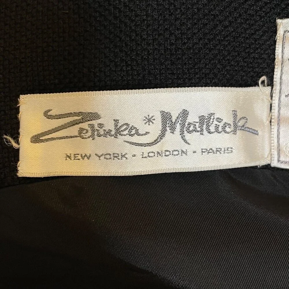 Vintage Forstmann Zelinka Matlick Textured Button Up Coat, S - Picture 10 of 10